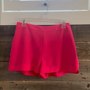 Bright Pink High Waisted Shorts